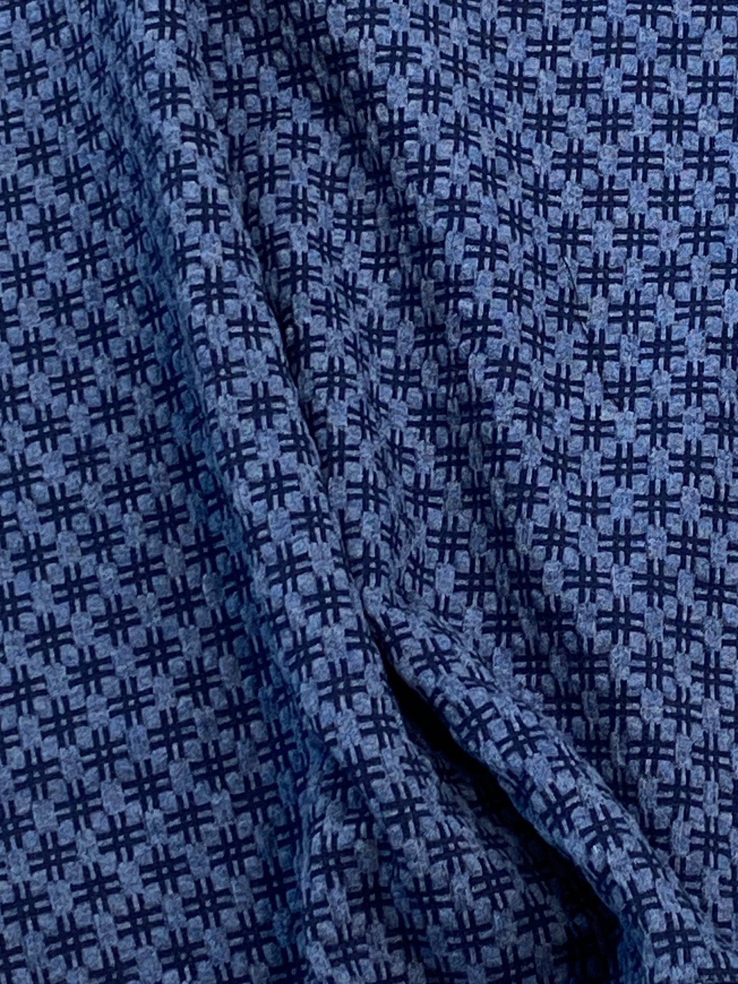 1940s vintage style polo shirt indigo blue retro mens shirt