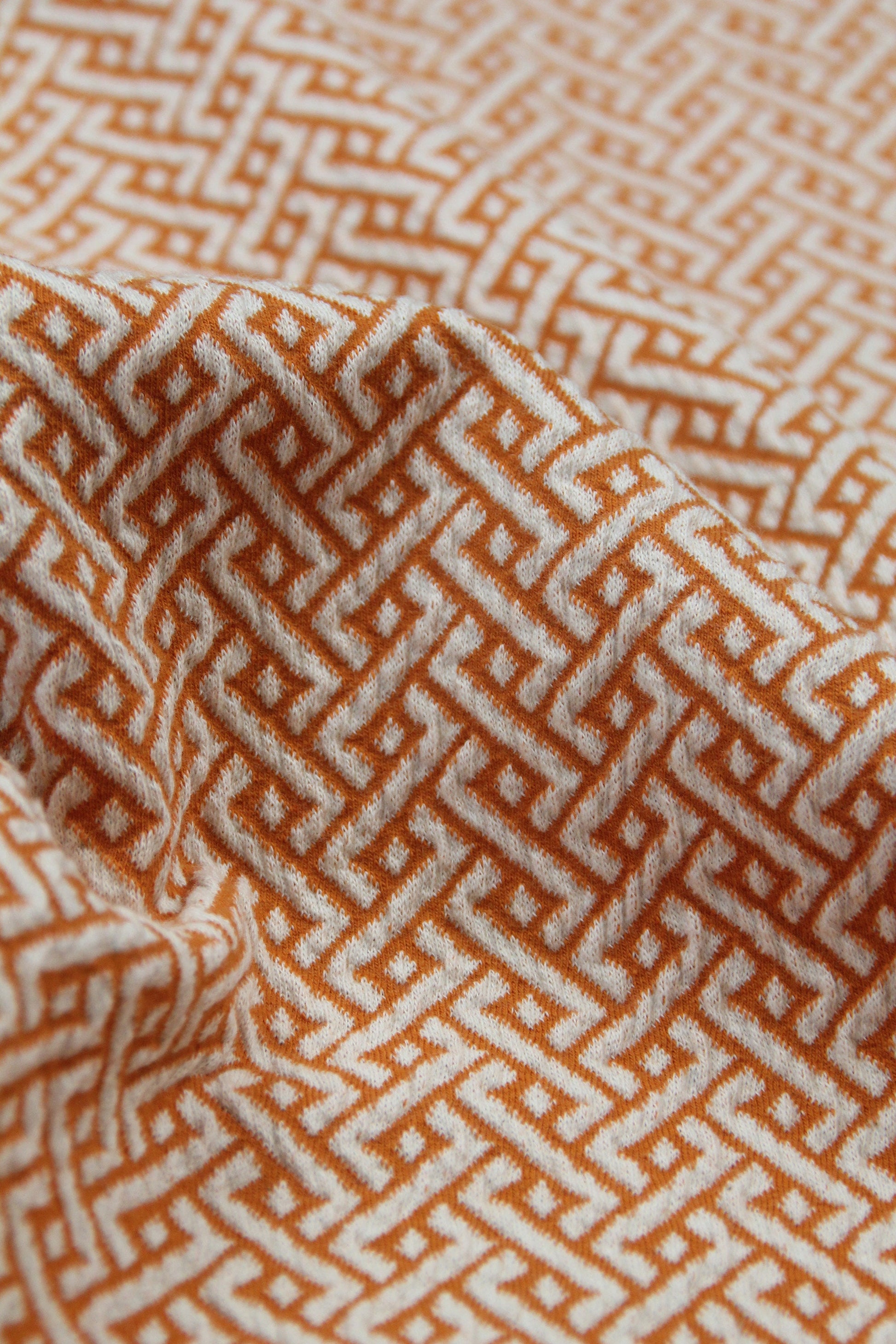 vintage inspired polo shirt long sleeve rust brown orange 1940s style spearpoint collar shirt