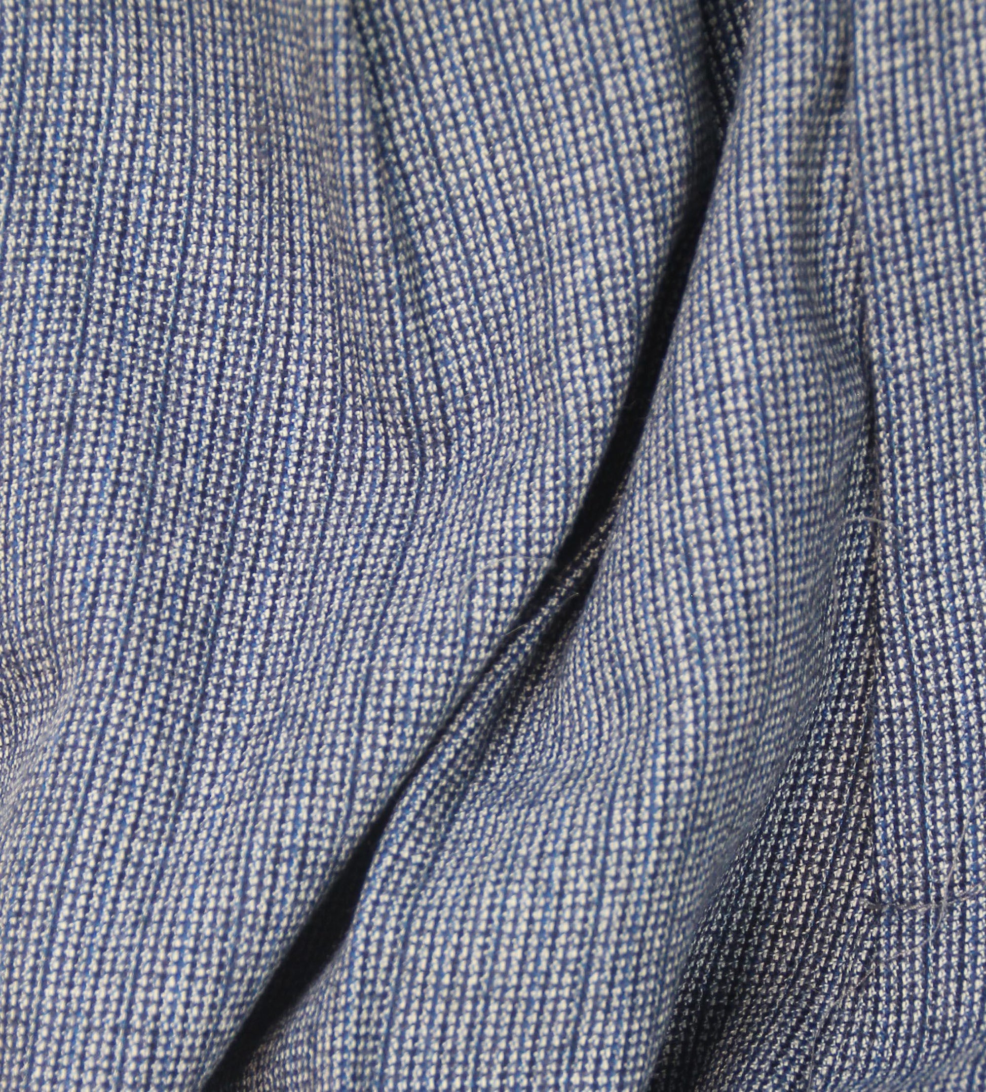 1940s Style Wool Trousers: High Waisted Pleated grey and Indigo Blue