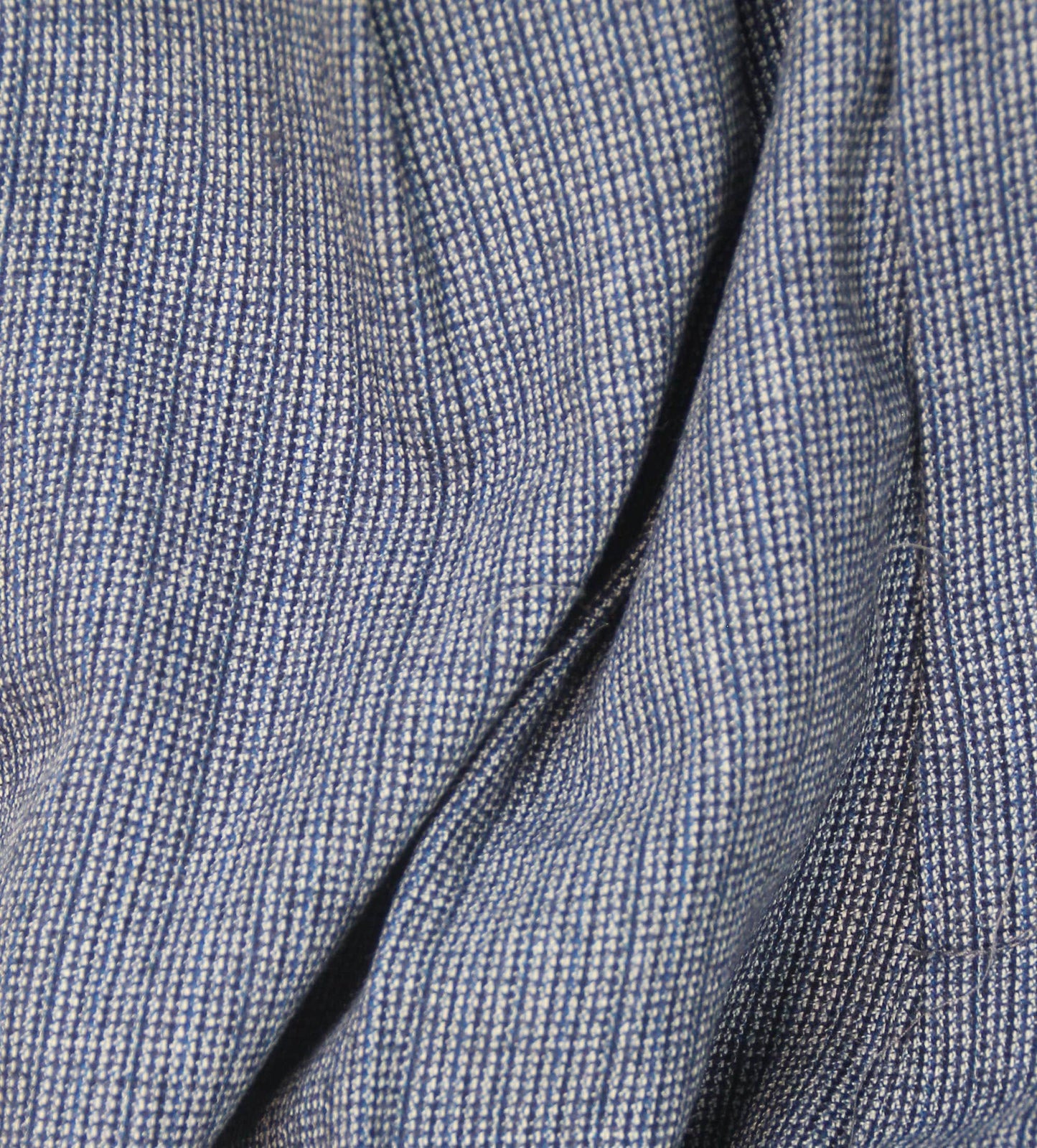1940s Style Wool Trousers: High Waisted Pleated grey and Indigo Blue