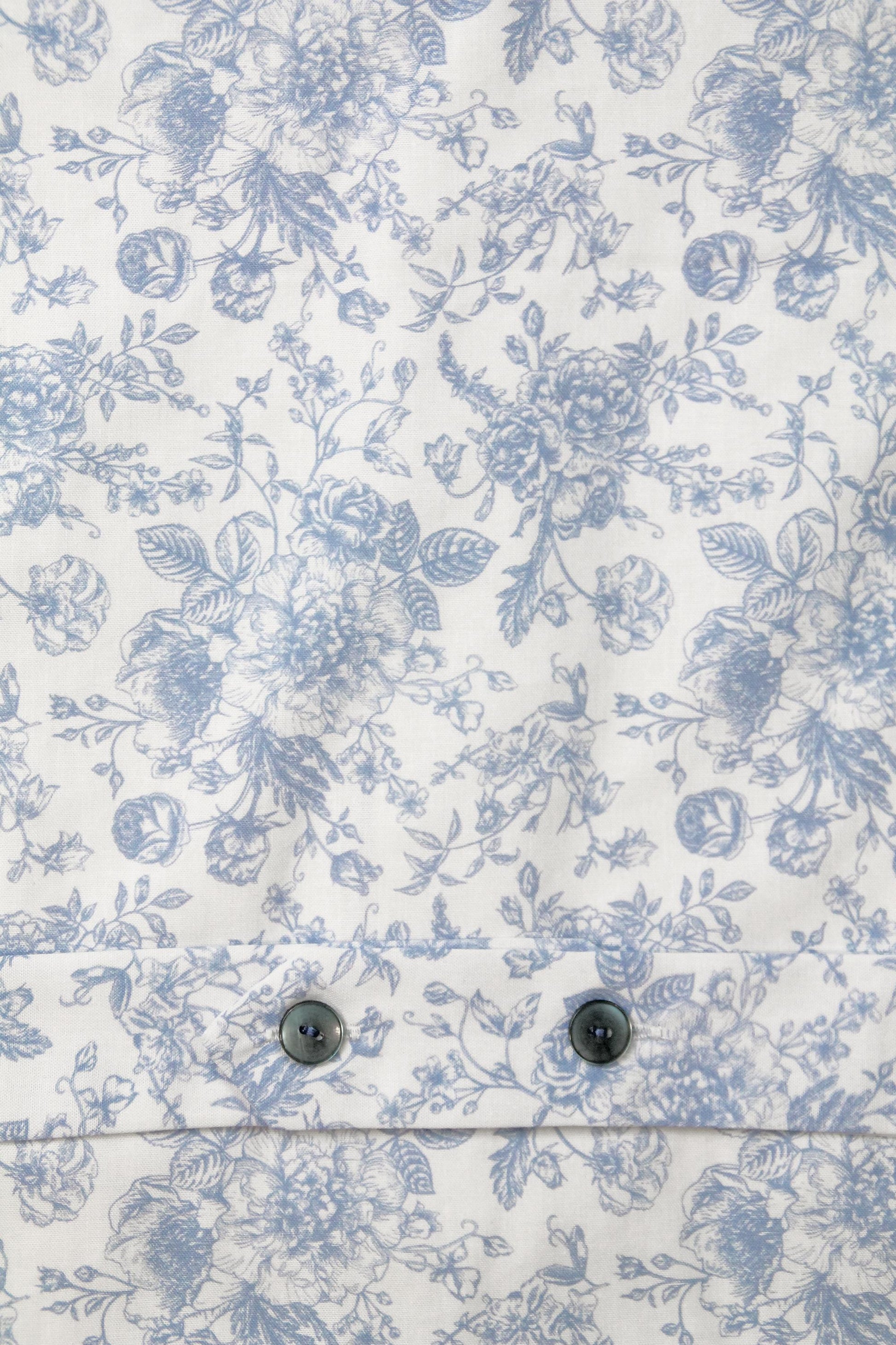 1940s Style Striped Cotton Trousers